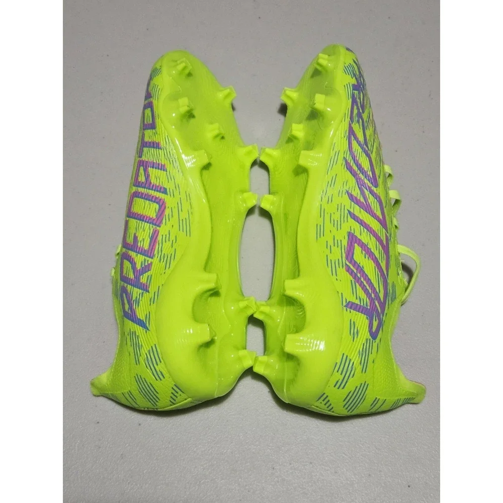 Adidas Predator 24 League FG MG Soccer Cleats‎ Neon Green JH6471 Men's 7
